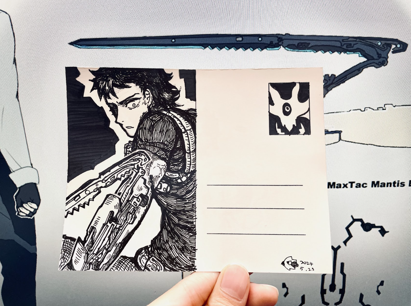 Yuriy Cyberpunk Postercard